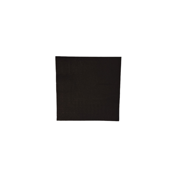 SERWETKI PAPIEROWE CZARNE SERWETKA KWADRAT ZESTAW 20 SZTUK 16,5X 16,5 CM