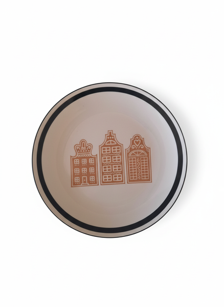 TALERZ OBIADOWY DUŻY Ø26,5CM PŁASKI CERAMIKA PATERA DO SERWOWANIA DAŃ