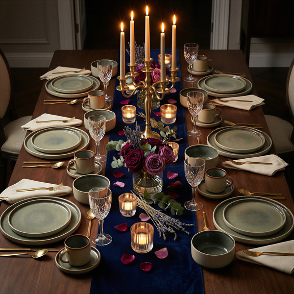 SERWIS OBIADOWYO KAWOWY 30 EL. DLA 6 OSÓB FILIŻANKI DO KAWY SZARY CERAMIKA