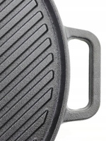 PATELNIA GRILLOWA ŻELIWNA PŁYTA 30 cm RUSZT ODLEW