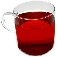 SZKLANKA KUBEK SZKLANY DO KAWY I HERBATY 330 ml. 9 cm PRZEZROCZYSTA