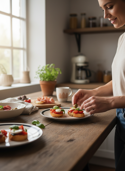 TALERZ OBIADOWY DUŻY Ø26,5CM PŁASKI CERAMIKA PATERA DO SERWOWANIA DAŃ