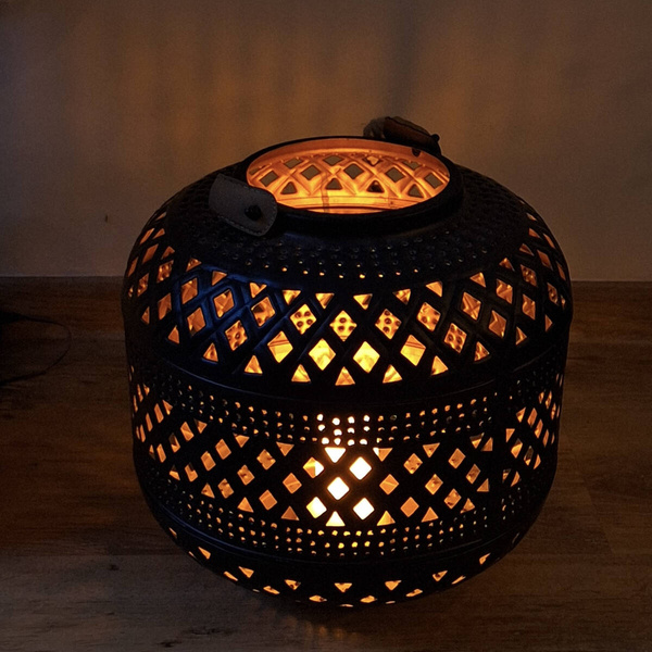 HOLLOWEEN LAMPKA DO DYNI ŚWIECZKA LED WKŁAD EFRKT ŻYWEGO OGNIA