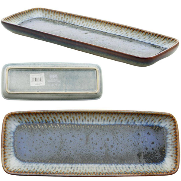 PATERA TALERZ PÓŁMISEK SALATERKA PROSTOKĄTNY CERAMICZNY 25 cm