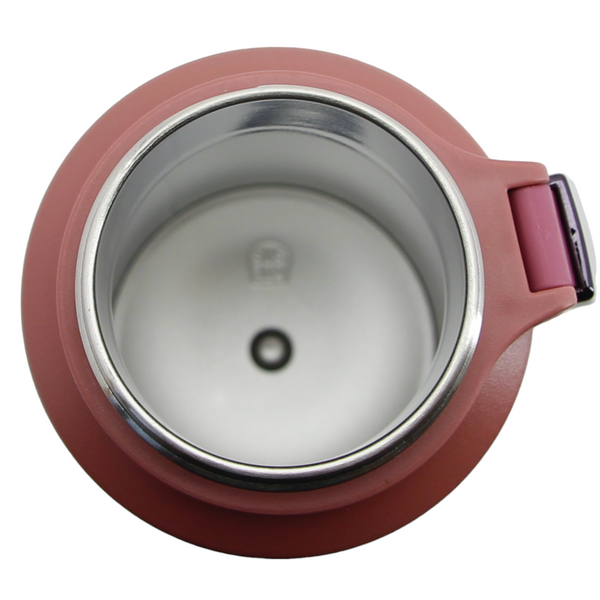 TERMOS KUBEK TERMICZNY PODRÓŻNY STALOWY 650 ml DO KAWY HERBATY WODY +SITKO