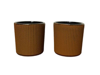 CZARKI ŻELIWNE FILIŻANKI 2 SZT ZESTAW ŻELIWNY DO HERBATY I ZIÓŁ 100ml