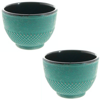 CZAJNIK 0.8L ŻELIWNY 2x CZARKI PODKŁADKA IMBRYK Z SITKIEM DO ZIÓŁ HERBATY