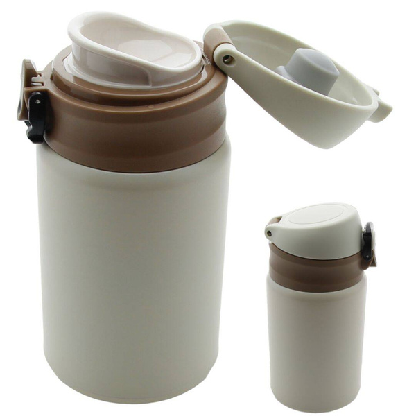 TERMOS KUBEK TERMICZNY PODRÓŻNY STALOWY 300ml BUTELKA DO WODY CIEPŁEJ MLEKA