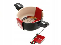 GARNKI 5 I 3 L ZESTAW + POKRYWKI. WŁOSKA JAKOŚĆ