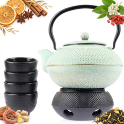 ZAPARZACZ CZAJNIK CZARKI ŻELIWNE DO HERBATY