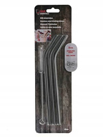 SŁOMKI METALOWE WIELORAZOWE RURKI EKO + CZYŚCIK