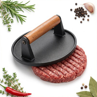 PRASA ŻELIWNA FORMA DO HAMBURGERÓW GRILL BURGERÓW KOTLETÓW MIELONYCH 17,5cm