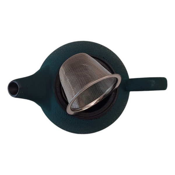 ZAPARZACZ 0.4L FILIŻANKA ŻELIWNA IMBRYK Z SITKIEM DO PARZENIA HERBATY ZIÓŁ