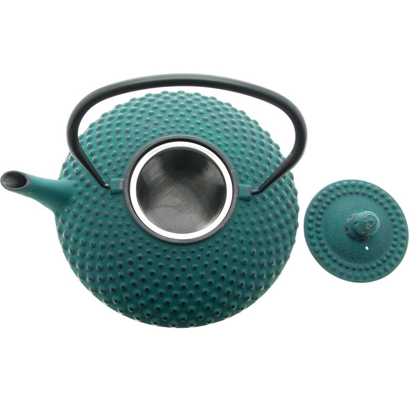 IMBRYK ZAPARZACZ ŻELIWNY Z SITKIEM DO ZIÓŁ HERBATY CZAJNIK 1.25 L ŻELIWO