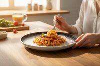 TALERZ CERAMIKA 25 CM ELEGANCKI I FUNKCJONALNY LUNA LINE