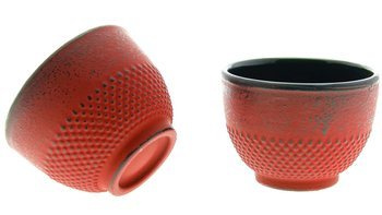 CZARKI ŻELIWNE DO HERBATY 2x ZESTAW ŻELIWNY