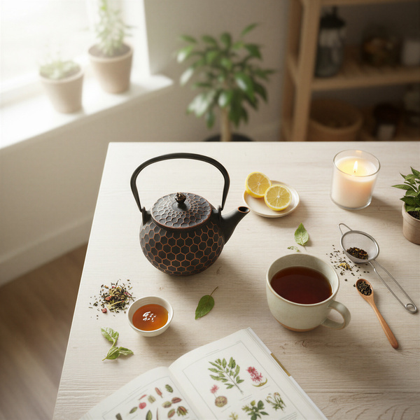 CZAJNIK ŻELIWNY IMBRYK PSZCZÓŁKA 1,2L ZAPARZACZ DO HERBATY I ZIÓŁ ŻELIWO