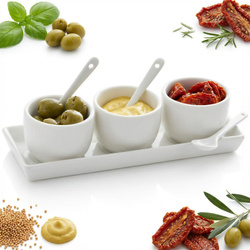 MISECZKI POJEMNIKI DO SOSU DIPÓW 3 szt ZESTAW