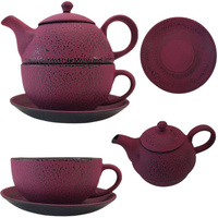 ZAPARZACZ 0.4L FILIŻANKA ŻELIWNA IMBRYK Z SITKIEM DO PARZENIA HERBATY ZIÓŁ