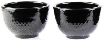 CZARKI ŻELIWNE 2 SZT ZESTAW ŻELIWNY DO HERBATY