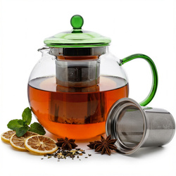 ZAPARZACZ DZBANEK SZKLNAY DO KAWY HERBATY 1,2 L