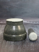 MOŹDZIERZ KUCHENNY Z TŁUCZKIEM KAMIENNY MARMUR