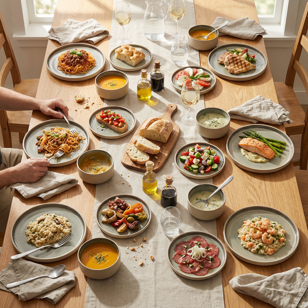 SERWIS OBIADOWY KOMPLET TALERZY 18EL. ZASTAWA OBIADOWA ZESTAW NA 6 OSÓB