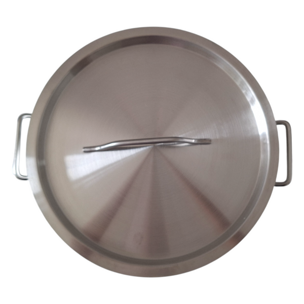 GARNEK STAL NIERDZEWNA 32,5 cm GAR 26L DO GASTRO Z POKRYWKA METALOWA