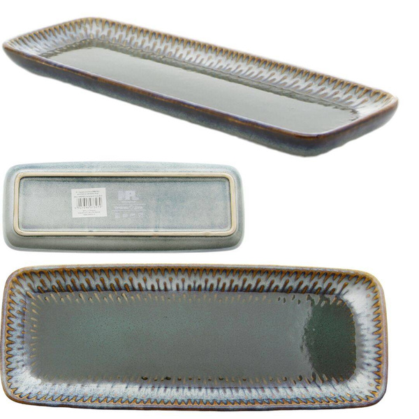 PATERA TALERZ PÓŁMISEK SALATERKA PROSTOKĄTNY CERAMICZNY 25 cm