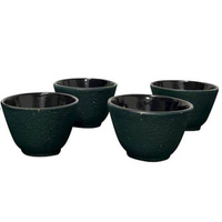 CZAJNIK IMBRYK ŻELIWNY 1L ZAPARZACZ SITKO STALOWE DO HERBATY +4 CZARKI