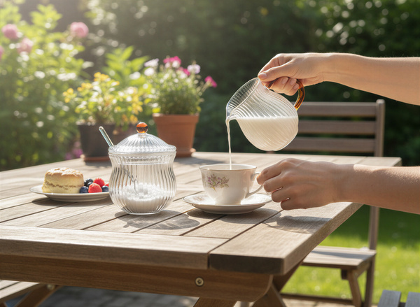 MLECZNIK CUKIERNICZKA ZESTAW CUKIERNICA POJEMNIK NA CUKIER DZBANUSZEK MLEKO