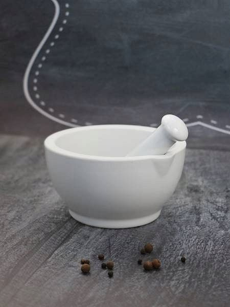 MOŹDZIERZ KUCHENNY ZESTAW Z TŁUCZKIEM PORCELANOWY