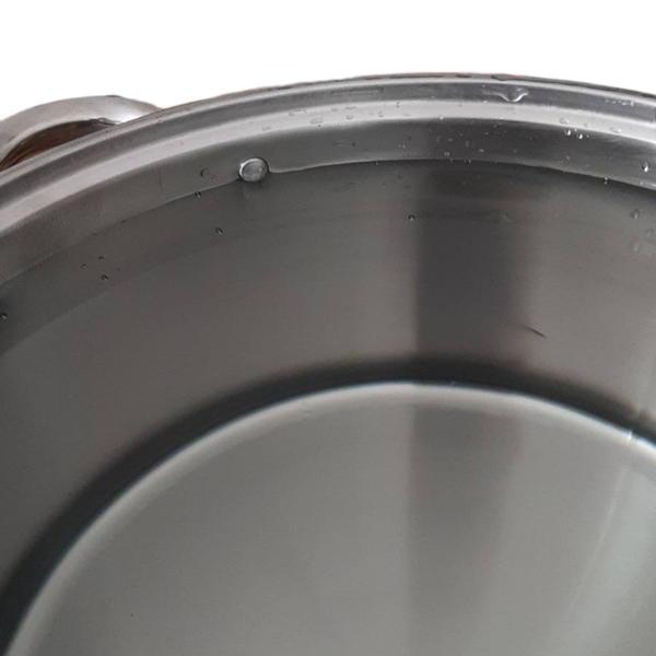 GARNEK STAL NIERDZEWNA 28 cm GAR 12,5L DO GASTRO Z POKRYWKA METALOWA