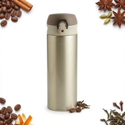 TERMOS KUBEK TERMICZNY PODRÓŻNY STALOWY 450 ml  DO KAWY HERBATY WODY