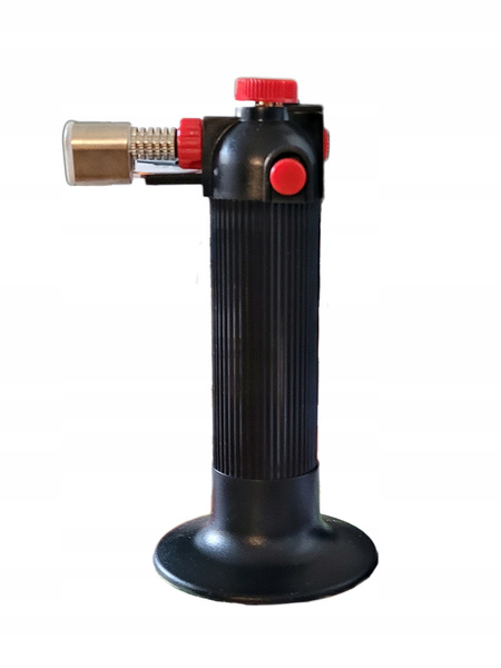 CERAMICZNE MISECZKI DO CRÈME BRÛLÉE 8SZT + OPALARKA CZARNA ZESTAW