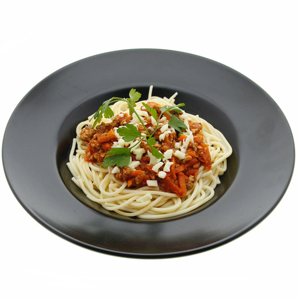 TALERZ GŁĘBOKI TALERZ DO MAKARONU CZARNY 27 CM