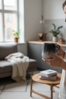 KUBEK CERAMIKA 400 ML ELEGANCKI I FUNKCJONALNY LUNA LINE