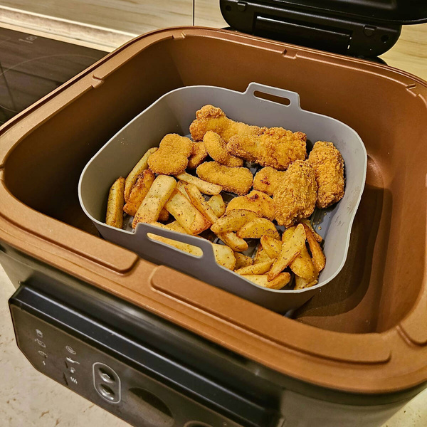 WKŁADKI DO PIECZENIA W FRYTKOWNICY SILIKONOWY WKŁAD FOREMKA WILOKROTNEGO UŻYTKU