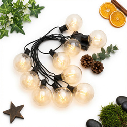 GIRLANDA OGRODOWA Z ŻARÓWKAMI LED BALKON TARAS