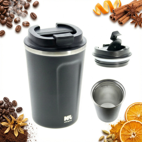 KUBEK TERMICZNY TERMOS 350ml DO AUTA PODRÓŻNY