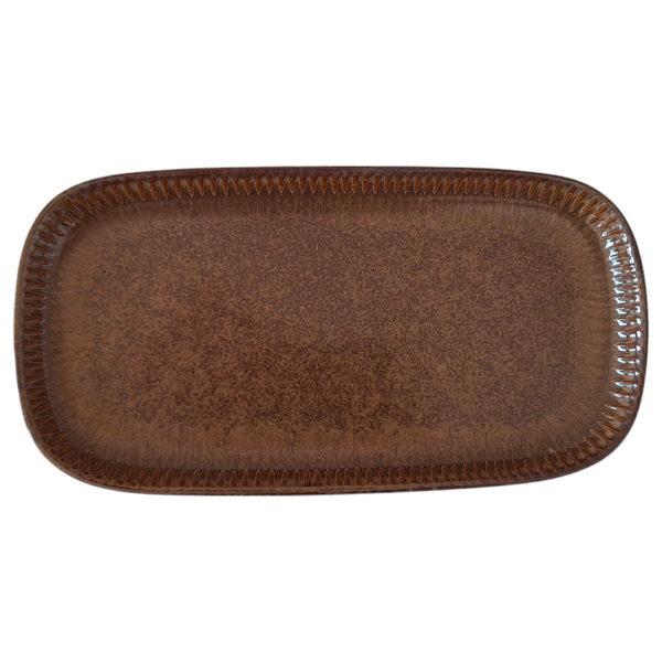 PÓŁMISEK SALATERKA TALERZ DO SUSHI SAŁATKOWY PROSTOKĄTNY CERAMICZNY 30 cm