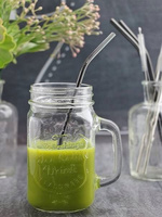 SŁOMKI METALOWE WIELORAZOWE RURKI EKO + CZYŚCIK