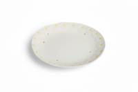 TALERZ ŚNIADANIOWY DESEROWY CERAMICZNY 21 CM ELEGANCKI DESIGN DAISY LINE