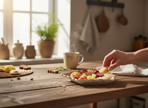 PATERA TALERZ ŚWIĄTECZNY DO PIERNIKÓW I SERWOWANIA DAŃ 21×16 CM CERAMIKA