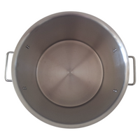 GARNEK STAL NIERDZEWNA 32,5 cm GAR 26L DO GASTRO Z POKRYWKA METALOWA