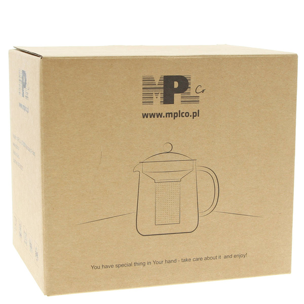 ZAPARZACZ DZBANEK SZKLNAY DO KAWY HERBATY 1,2 L