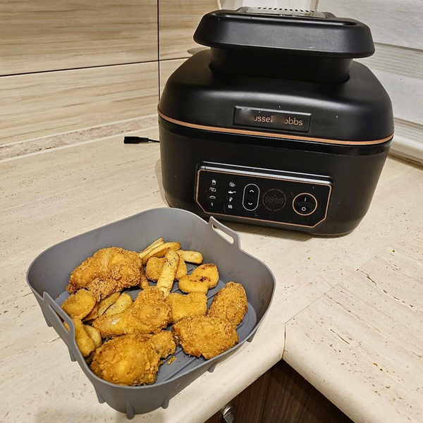 WKŁADKI DO PIECZENIA W FRYTKOWNICY SILIKONOWY WKŁAD FOREMKA WILOKROTNEGO UŻYTKU