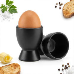 KIELISZEK DO JAJKA PODSTAWKA DO JAJA CZARNY