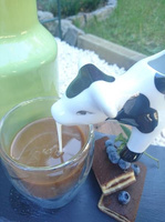 MLECZNIK DZBANEK PORCELANAOWY KROWA DO MLEKA ŚMIETANKI