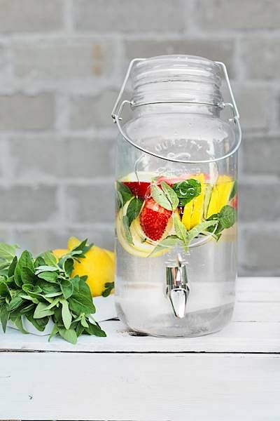 SŁÓJ Z KRANIKIEM SŁOIK SZKLANY DO LEMONIADY WODY